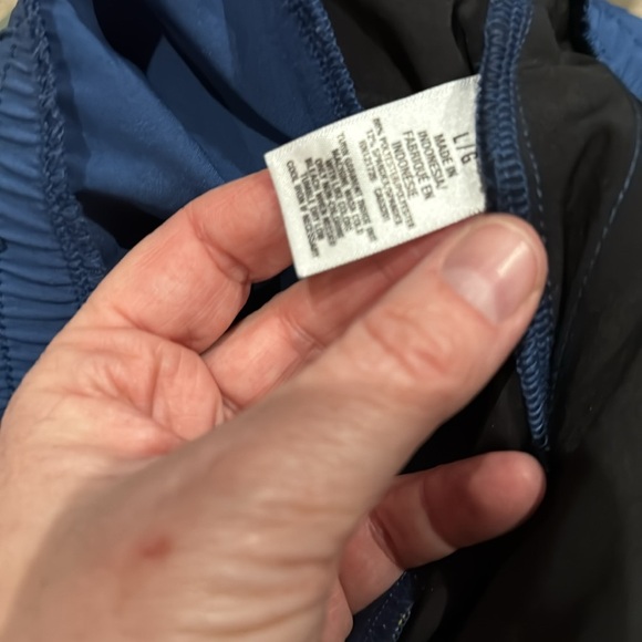 Prince & Fox blue men’s track pants with black/ neon stripes size large - Picture 5 of 5